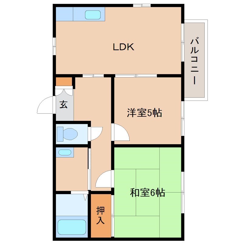 武庫之荘駅 徒歩25分 2階の物件間取画像