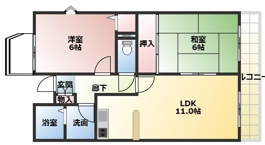 セントエルモス2の物件間取画像