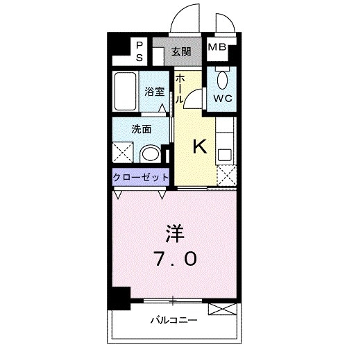 塚口駅 徒歩5分 3階の物件間取画像