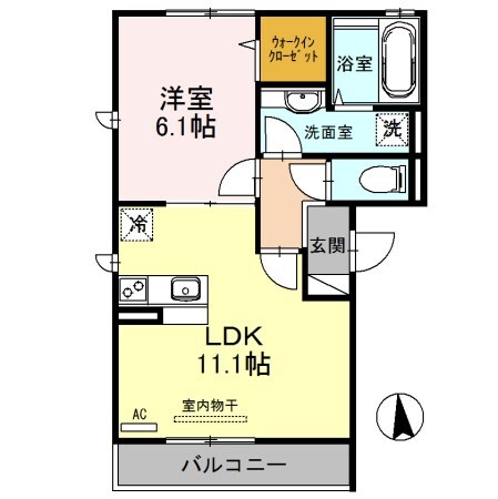 武庫之荘駅 徒歩10分 1階の物件間取画像