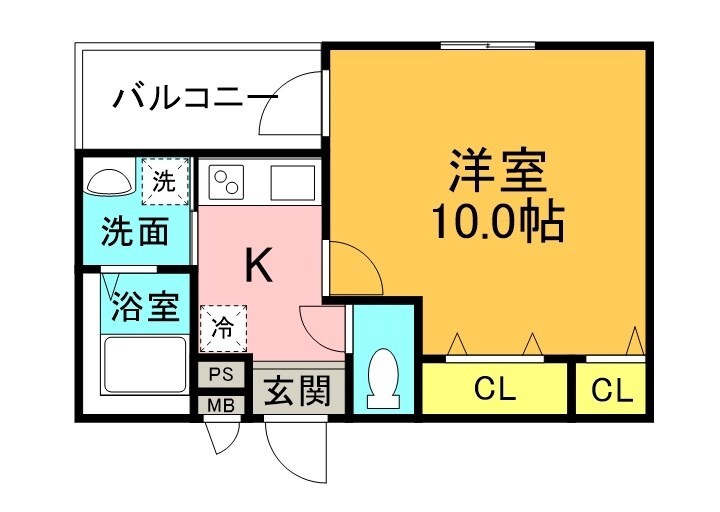 園田駅 徒歩11分 1階の物件間取画像