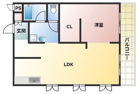 園田駅 徒歩9分 2階の物件間取画像