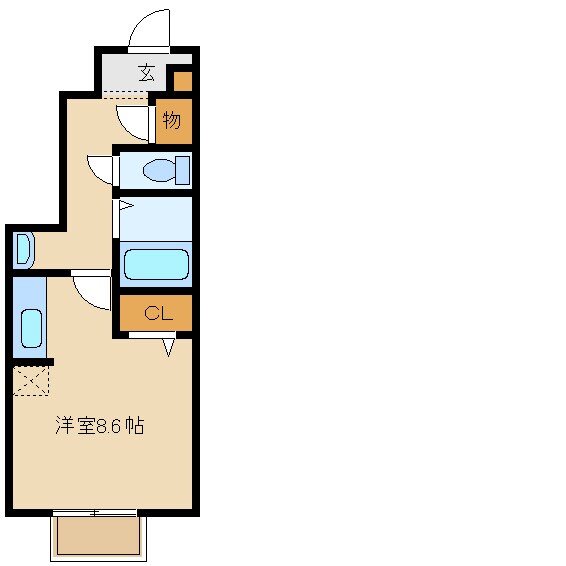 塚口駅 徒歩15分 1階の物件間取画像