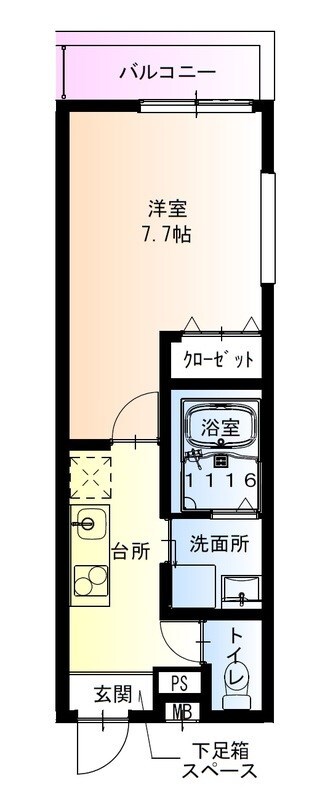 神崎川駅 徒歩9分 1階の物件間取画像