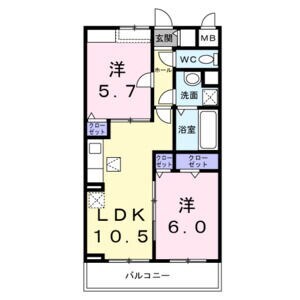 塚口駅 徒歩16分 1階の物件間取画像