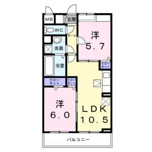 塚口駅 徒歩16分 1階の物件間取画像