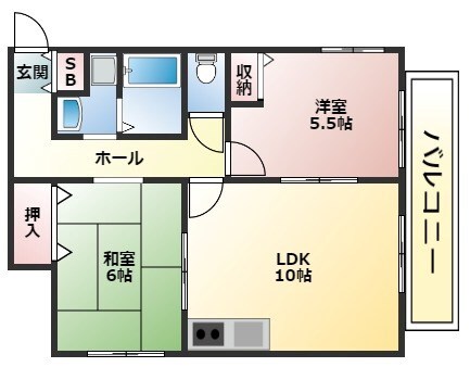 塚口駅 徒歩13分 2階の物件間取画像