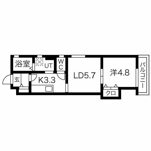 Hatch尼崎の物件間取画像