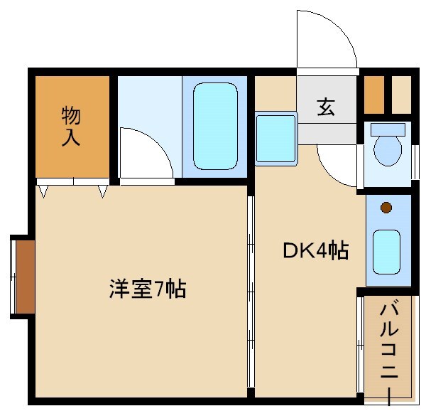 ロイヤルメゾン塚口10の物件間取画像