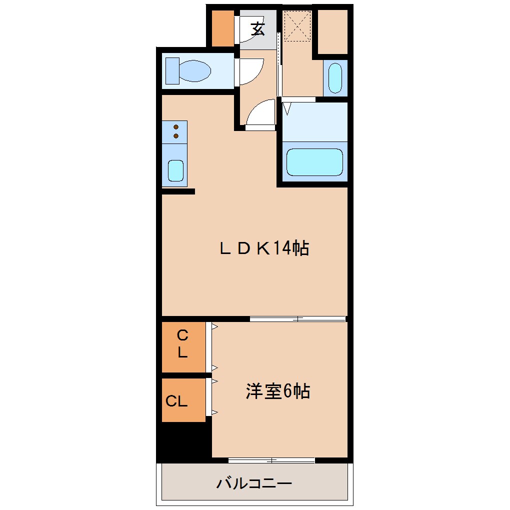 武庫之荘駅 徒歩3分 6階の物件間取画像