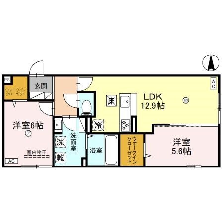 武庫之荘駅 徒歩7分 1階の物件間取画像