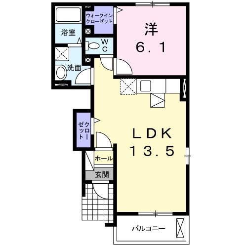 園田駅 徒歩19分 1階の物件間取画像