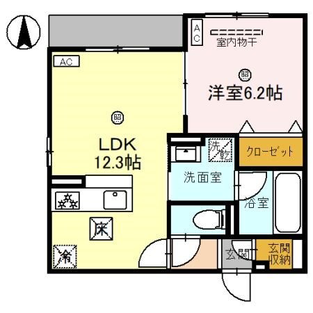 パレスリバティの物件間取画像