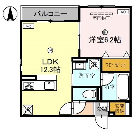 パレスリバティの物件間取画像