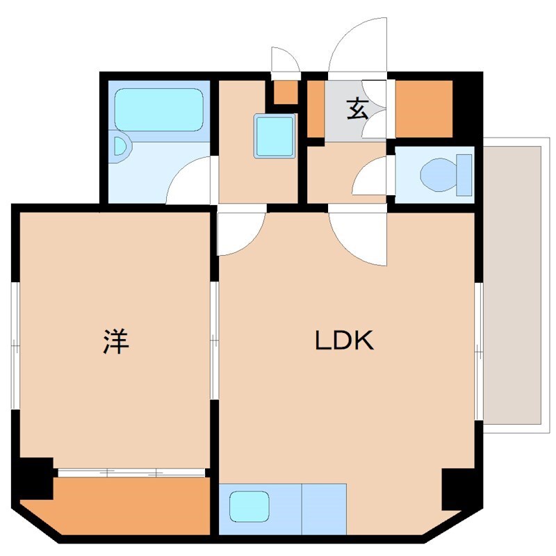 塚口駅 徒歩3分 2階の物件間取画像