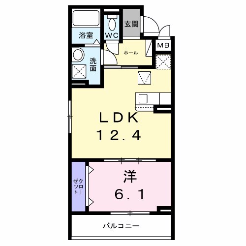 （仮）浜田町２丁目アパートの物件間取画像