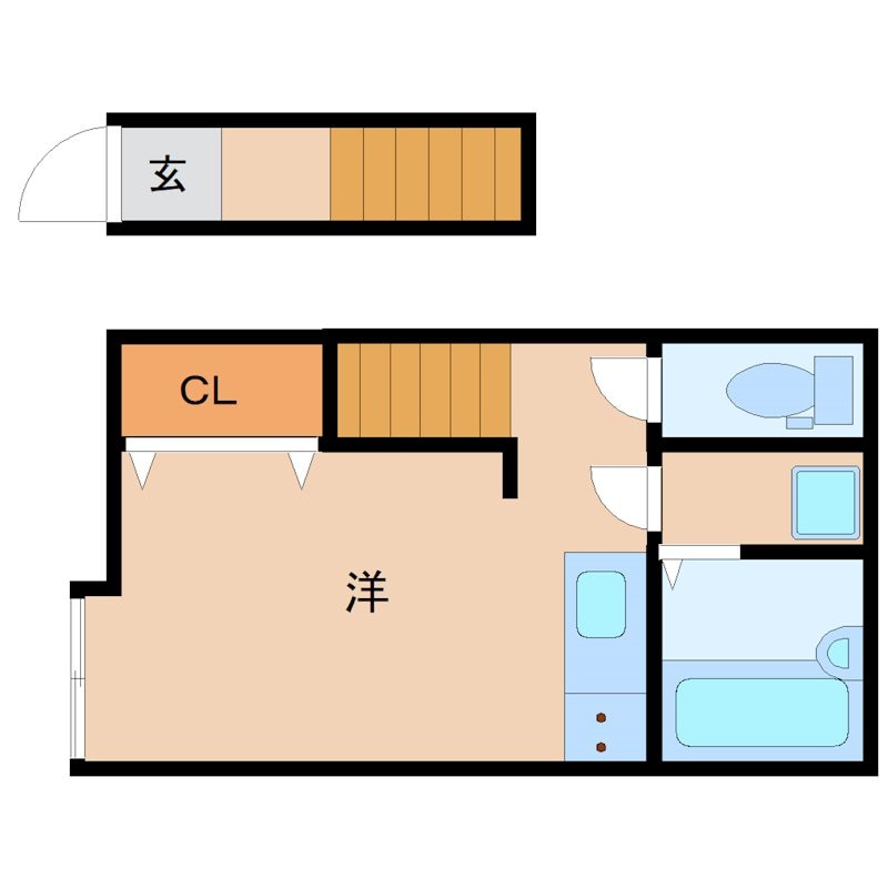 杭瀬駅 徒歩8分 2階の物件間取画像