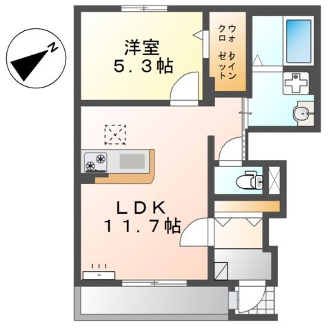 プロスパーの物件間取画像