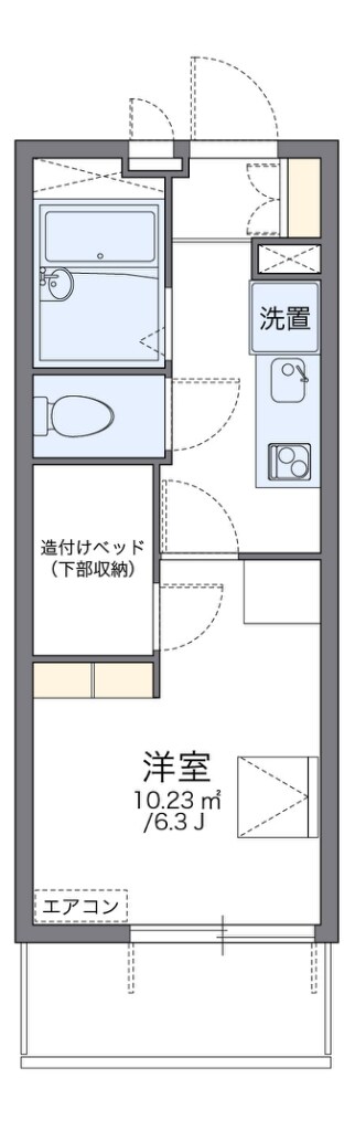 レオパレスソフィアの物件間取画像