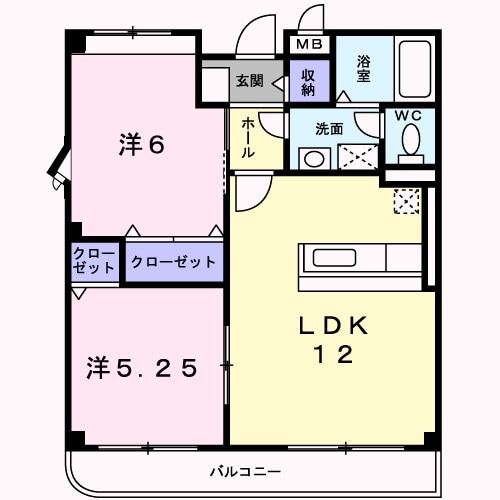 ベル　アルモニー２番館の物件間取画像