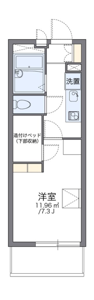 河内松原駅 徒歩11分 3階の物件間取画像