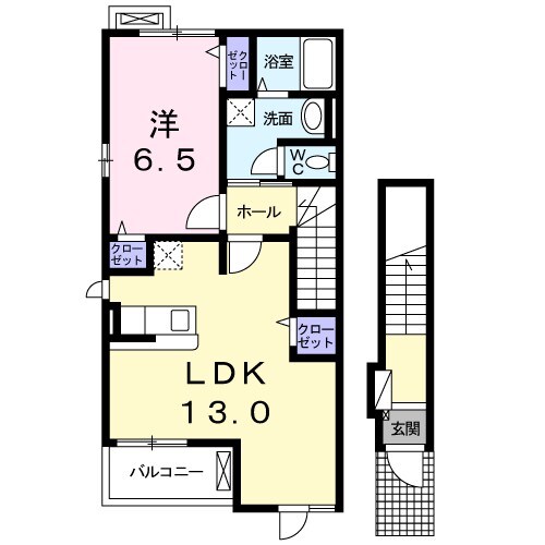 パルテ－ル池田IIの物件間取画像