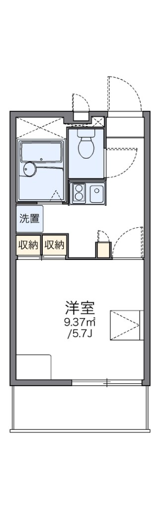 レオパレス平野南の物件間取画像