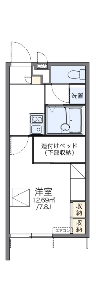 レオパレス室堂の物件間取画像