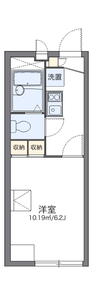 レオパレスつばさの物件間取画像