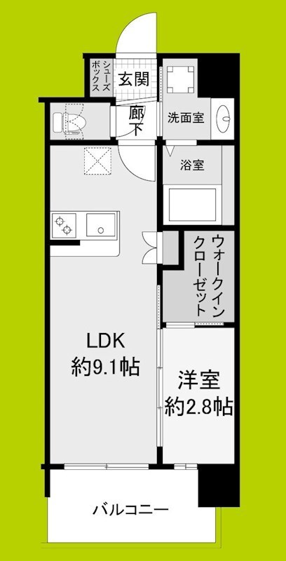 セレニテ東三国ミラクの物件間取画像