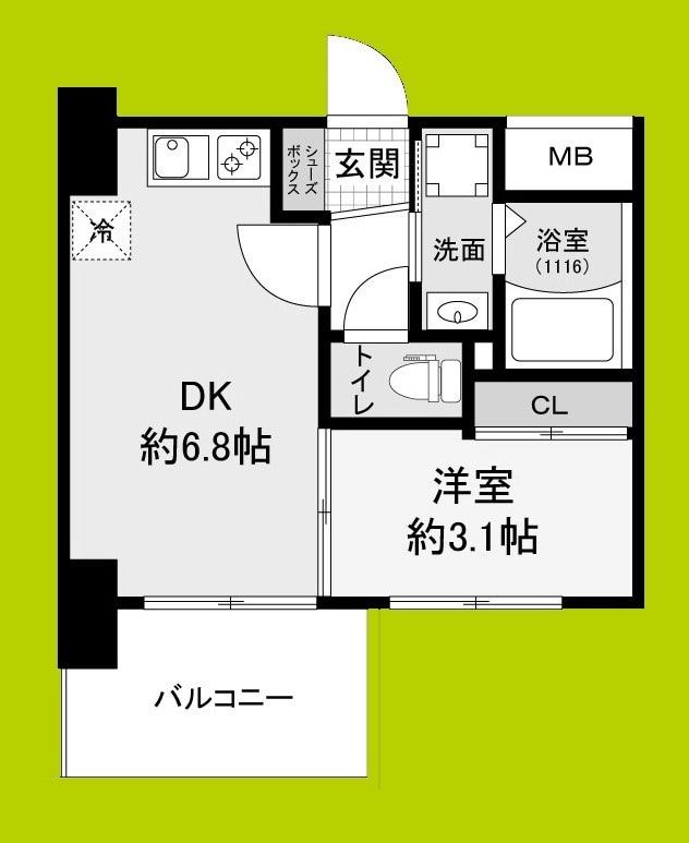 セレニテ東三国ミラクの物件間取画像