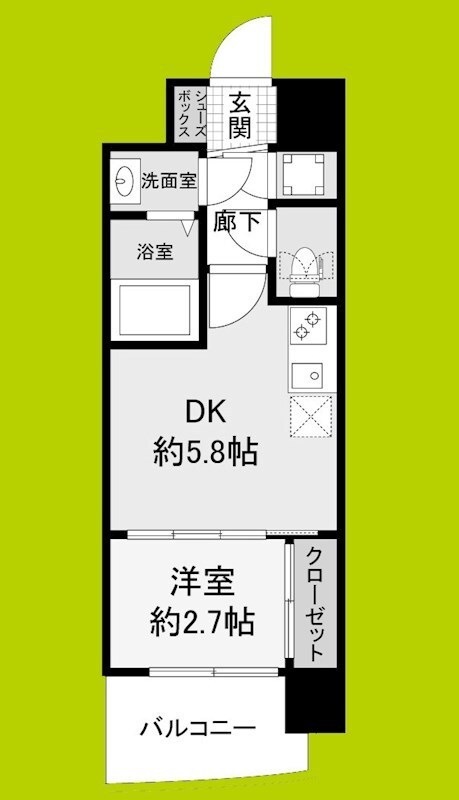 セレニテ東三国ミラクの物件間取画像