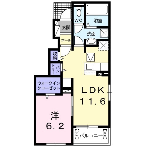 グレイスフルIIの物件間取画像