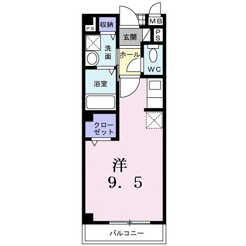 浜寺ヴィラの物件間取画像