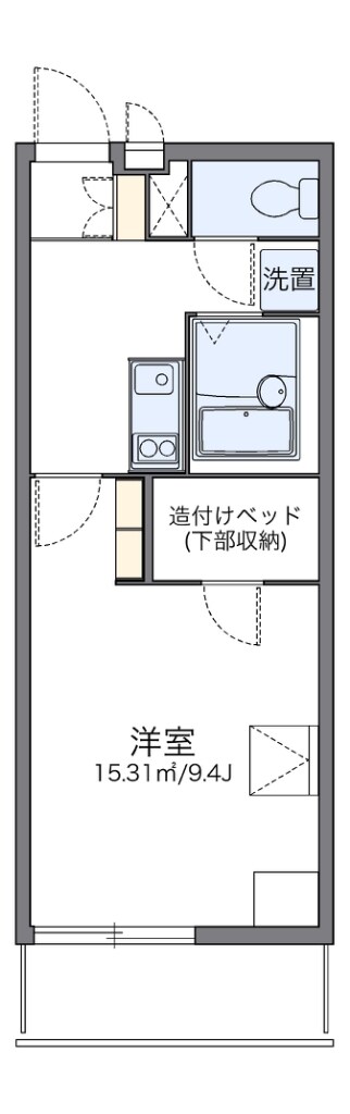 レオパレス恩智北町ハイツの物件間取画像