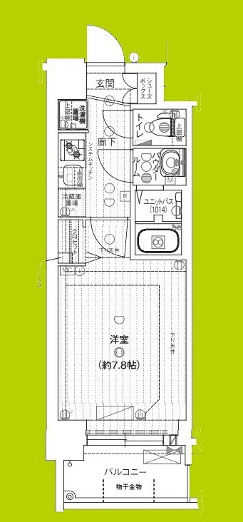 ソルテラス大阪BAY STATION SIDEの物件間取画像
