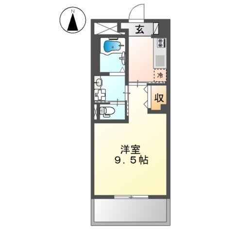 Ｌｉｅｎ　Ｃｈａｔｅａｕ（リヤンシャトー）の物件間取画像