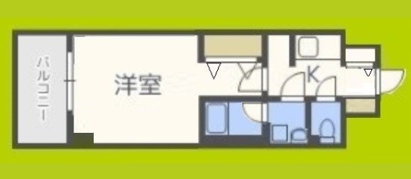 S-RESIDENCE難波EASTの物件間取画像