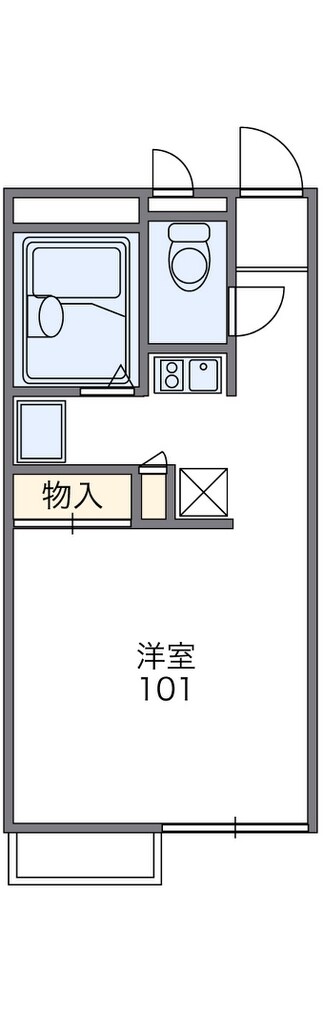 レオパレス真IVの物件間取画像