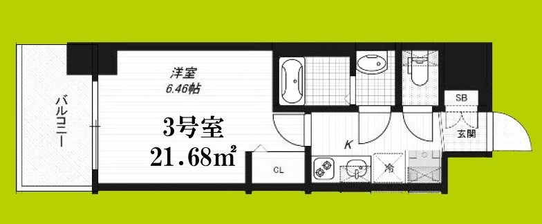 住之江公園レジデンスの物件間取画像