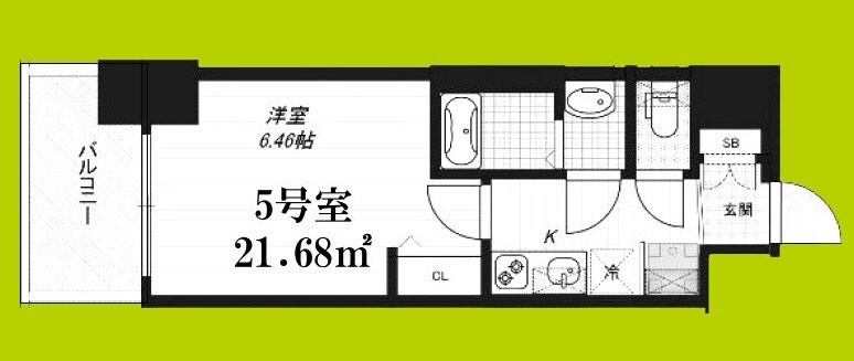 住之江公園レジデンスの物件間取画像