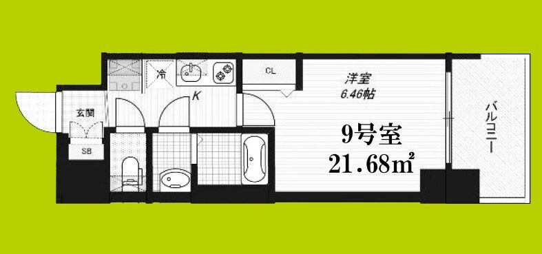 住之江公園レジデンスの物件間取画像