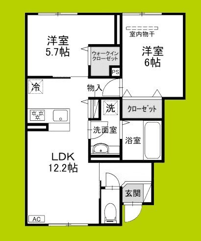 プティ・パレの物件間取画像