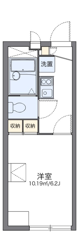 レオパレスタウンコートの物件間取画像