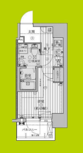 ファーストフィオーレ心斎橋イーストIIIの物件間取画像