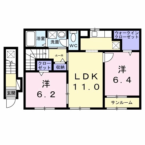 フロリアの物件間取画像