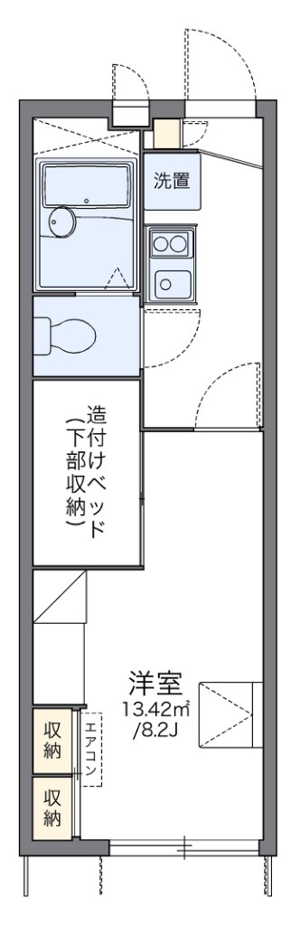 藤阪駅 徒歩21分 1階の物件間取画像