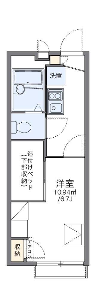 レオパレス星丘Ｂの物件間取画像