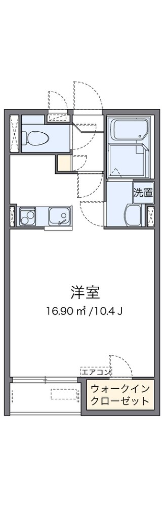 クレイノ宝塚東の物件間取画像