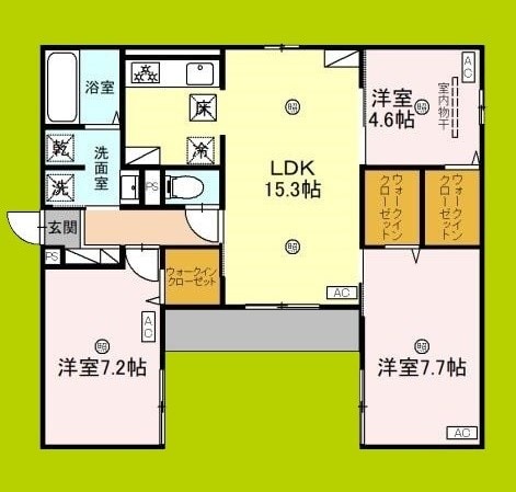 クラシスト長居の物件間取画像